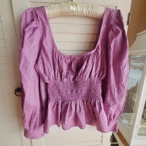 Ciao Lucia Purple Colombo Top, Size M